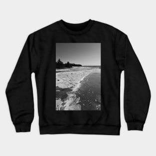 Black And White Shore Crewneck Sweatshirt